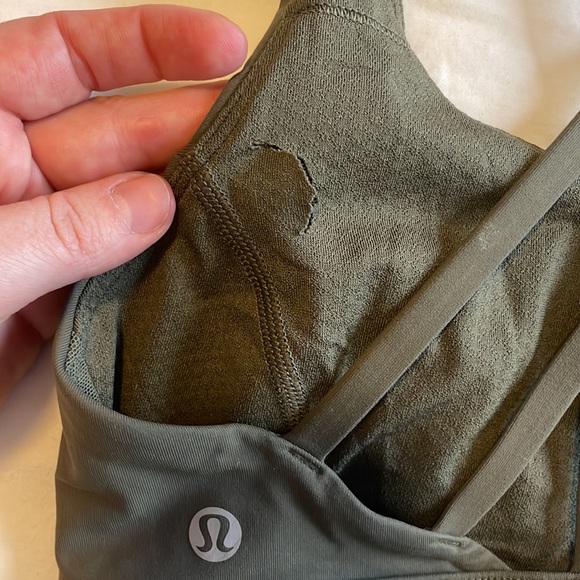 Lululemon Sage Green Bra - Picture 3 of 3